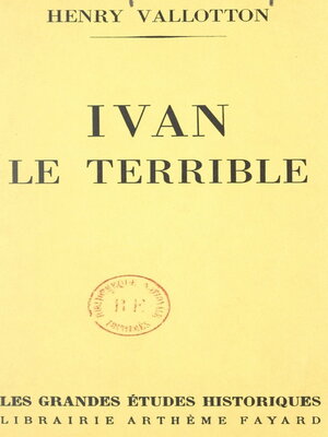 cover image of Ivan le terrible